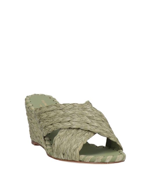 Paloma Barceló Green Sandals