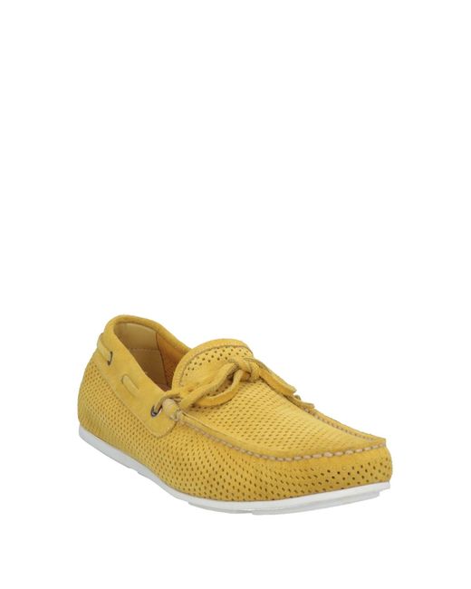 Santoni Yellow Loafer for men