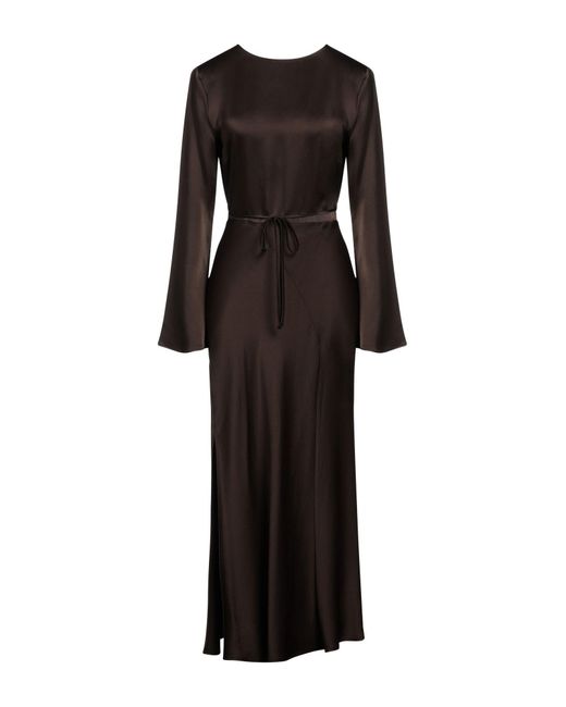 Semicouture Black Maxi Dress