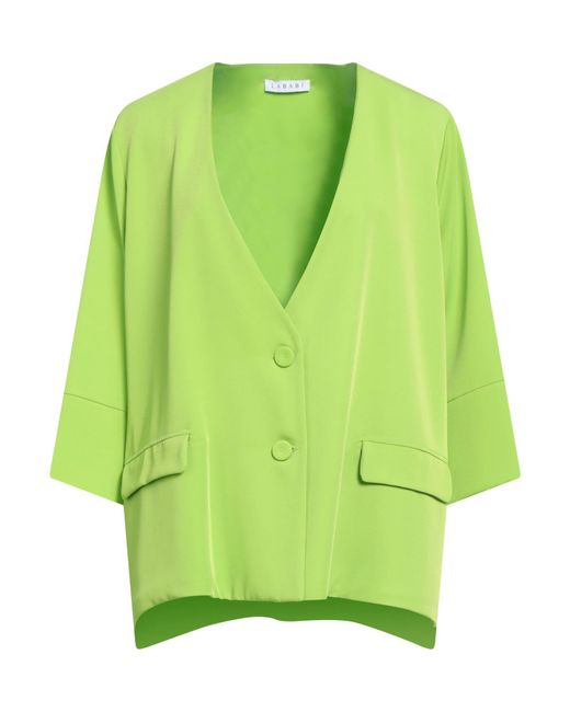 LABABI Green Blazer Polyester, Elastane