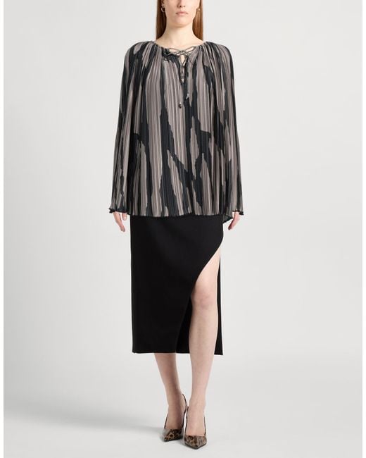 Lanvin Black Khaki Top Polyester