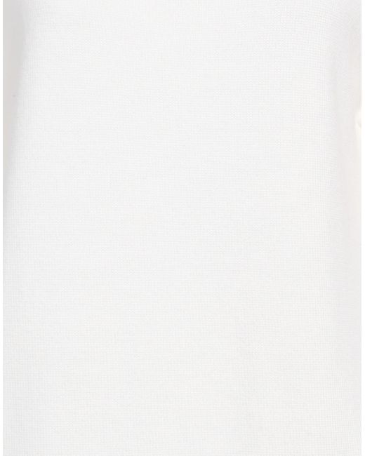 Max Mara White Rollkragenpullover