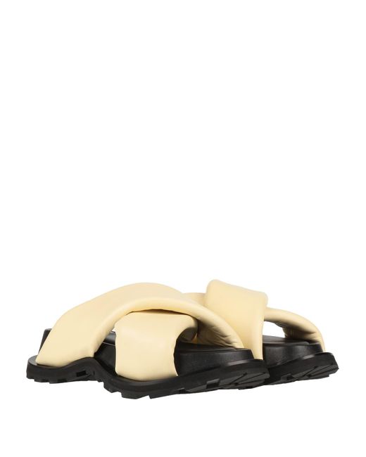 Jil Sander Metallic Sandals