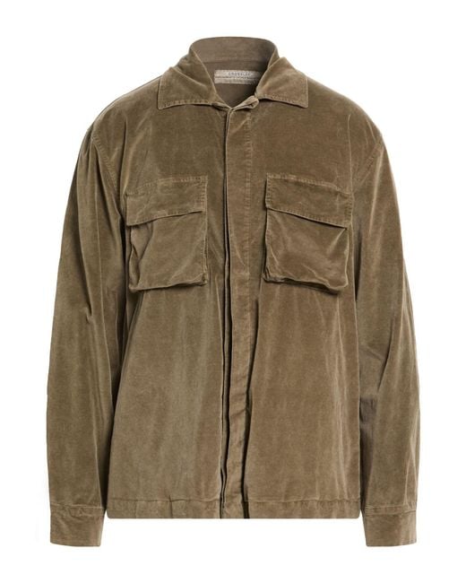 Crossley Green Jacket Cotton, Elastane for men