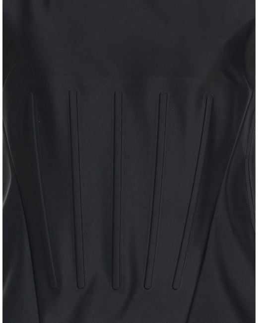 Mugler Black Top Polyamide, Elastane