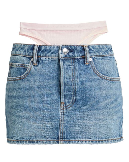 Alexander Wang Blue Jeansrock
