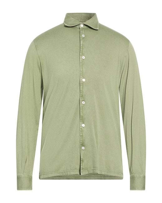 Fedeli Green Shirt for men