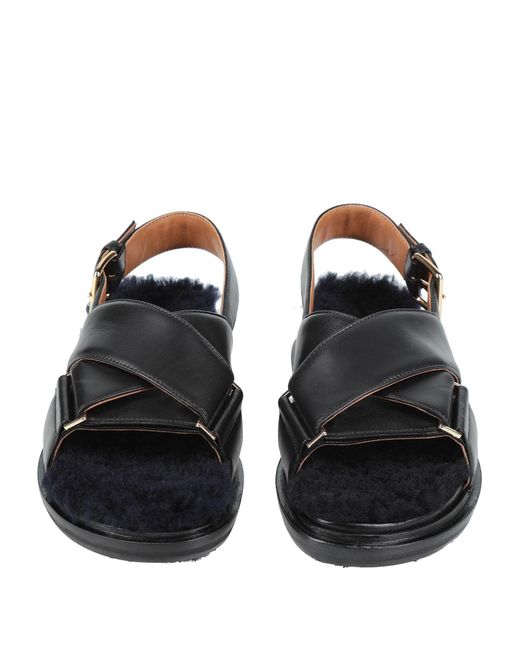 Marni Black Sandals