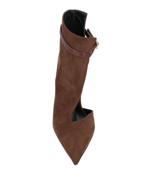Islo Isabella Lorusso Brown Ankle Boots Textile Fibers