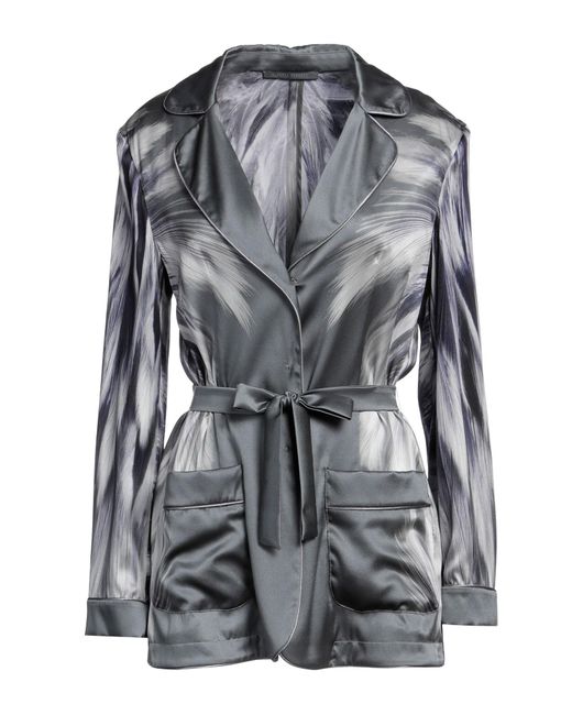 Alberta Ferretti Gray Blazer