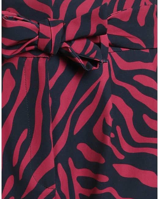 Tara Jarmon Red Midnight Pants Polyester, Elastane