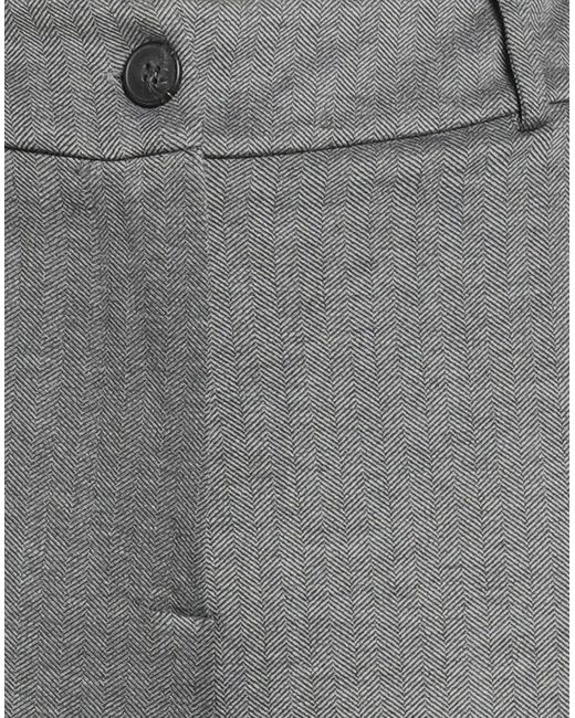 Peperosa Gray Pants Viscose, Polyamide, Elastane
