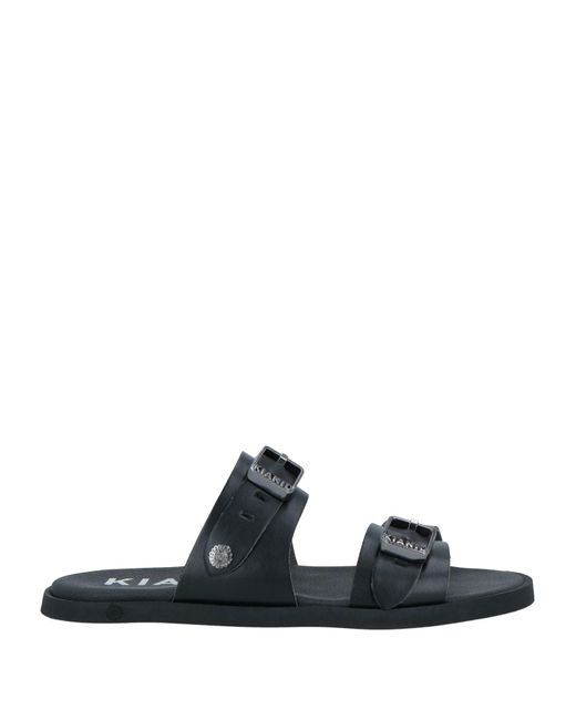 KIANID Black Sandals for men