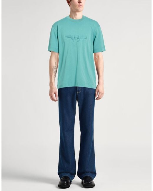 Emporio Armani Blue T-Shirt for men