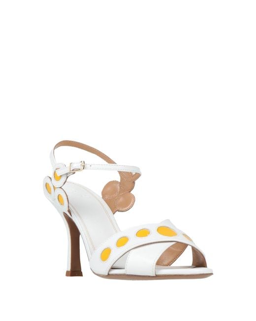 Relac Metallic Sandals Leather