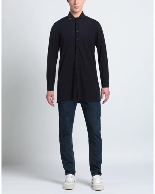 Camicia di Doriani in Blue da Uomo