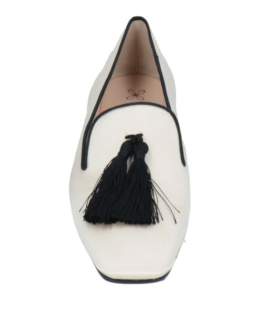 PROSPERINE® White Loafers Textile Fibers