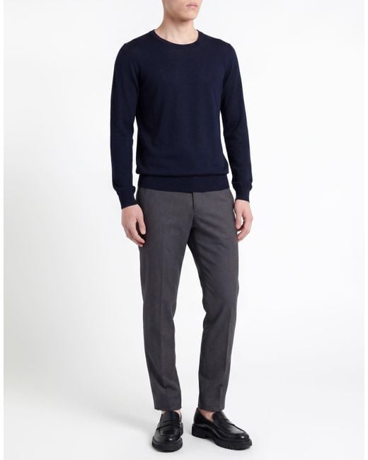 Daniele Alessandrini Blue Sweater Merino Wool for men