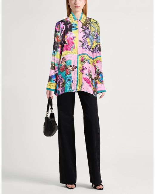 Versace Jeans Couture White Shirt Viscose
