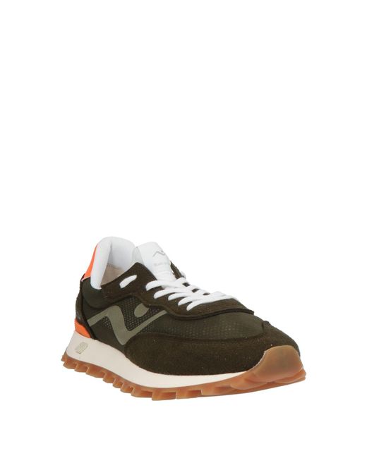 Nomad Society Green Sneakers Textile Fibers for men