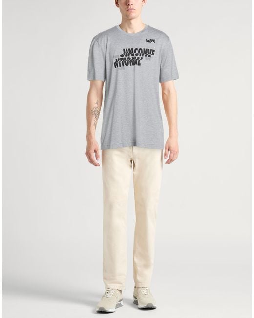 Kiton Gray T-Shirt Cotton for men