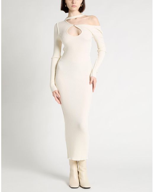 Julfer White Maxi-Kleid