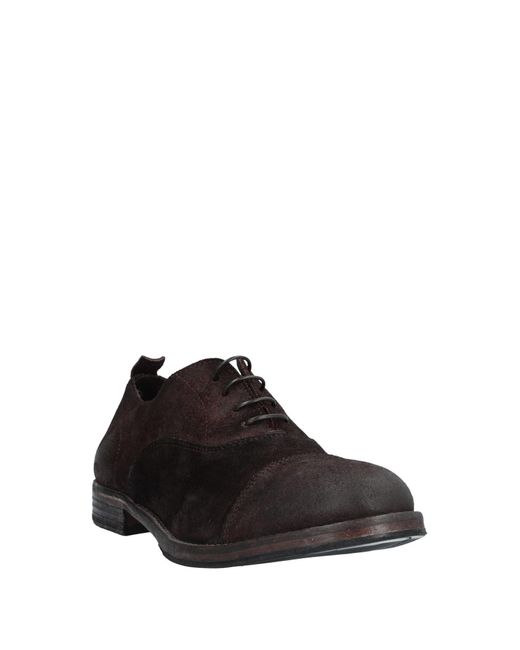 Moma Brown Lace-Up Shoes Soft Leather for men