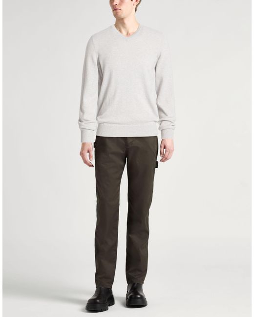 Fedeli White Sweater Cashmere for men