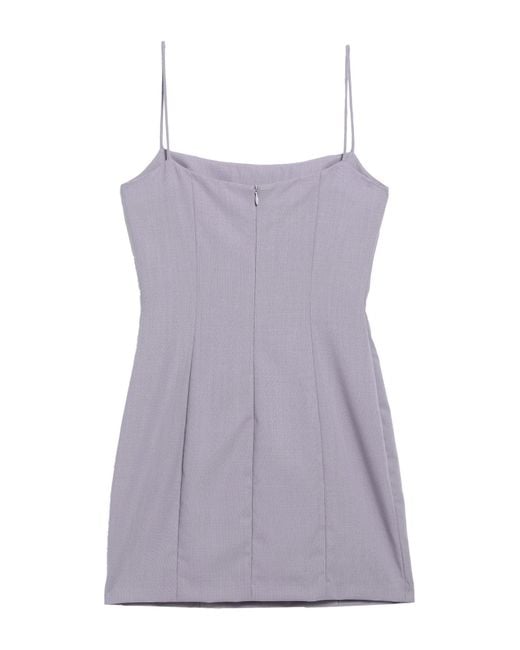 Zeynep Arcay Purple Mini Dress
