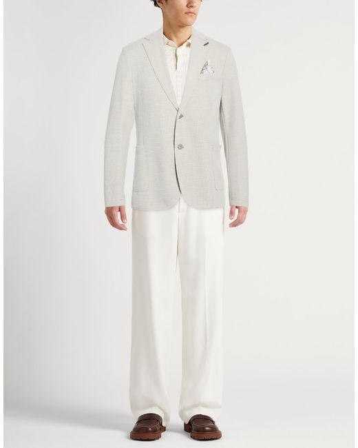 Bob White Blazer Polyester, Cotton for men