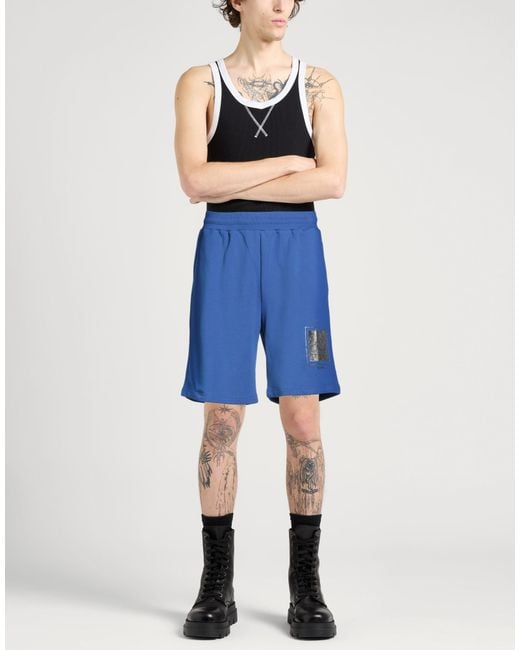 A_COLD_WALL* Blue Bright Shorts & Bermuda Shorts Cotton for men