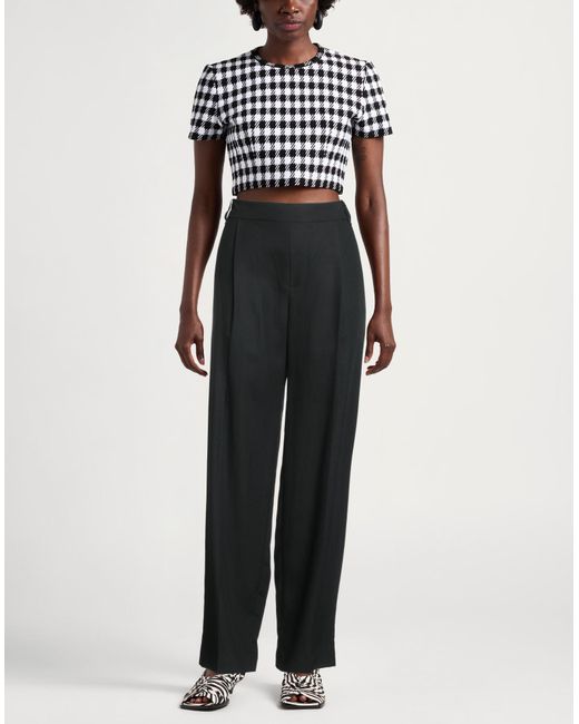 Vince Black Pants Lyocell, Linen