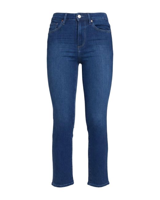 PAIGE Blue Jeans Cotton, Polyester, Elastane