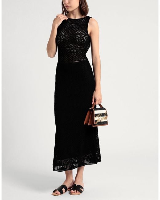 MAX&Co. Black Mach Maxi Dress Cotton
