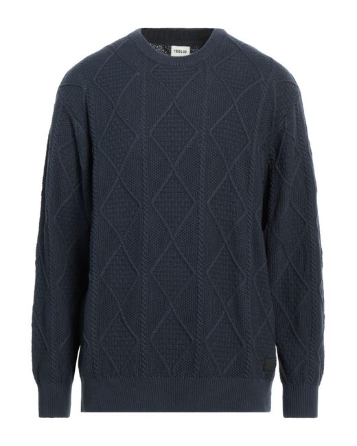 Solid Blue Sweater for men