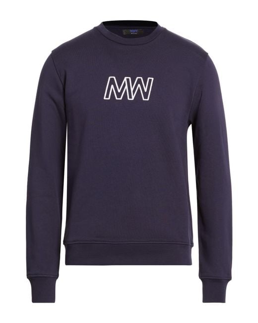 Kiton Blue Sweatshirt Cotton for men