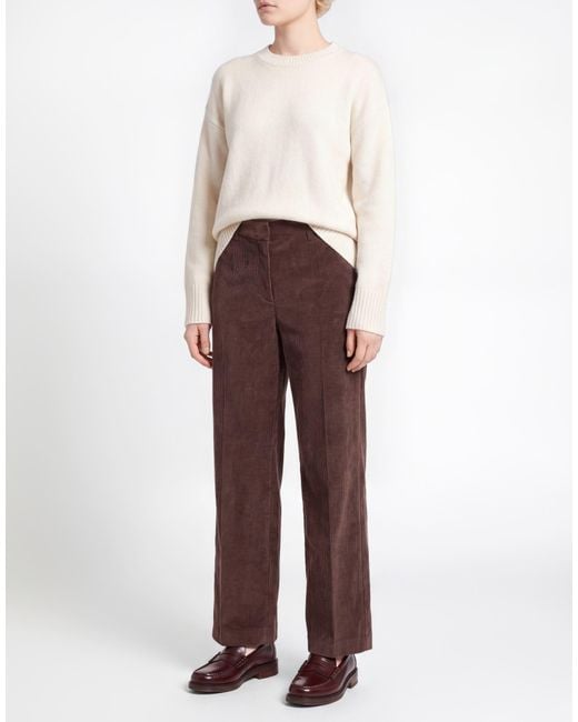 Luisa Cerano Brown Pants Polyester
