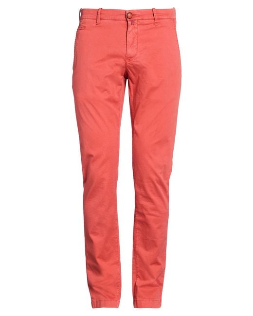 Jacob Cohen Red Pants for men