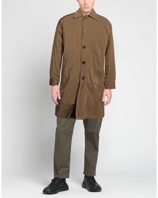 Amaranto Brown Overcoat & Trench Coat for men