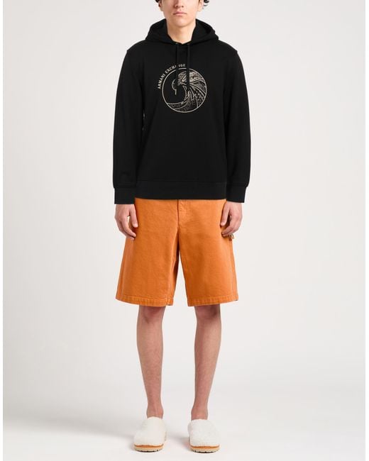 ARMANI EXCHANGE Black Sweatshirt Polyester, Viscose, Elastane for men
