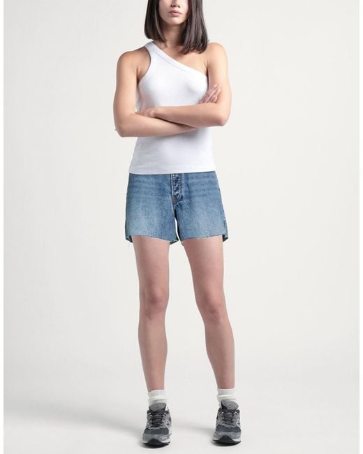 Rag & Bone Blue Denim Shorts