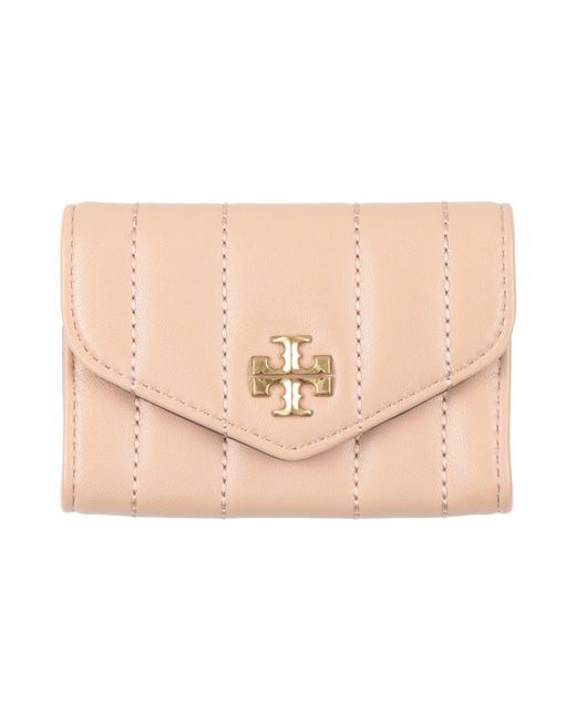 Tory Burch Natural Sand Cardholder Lambskin