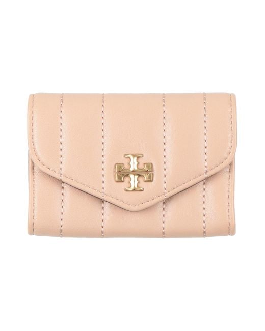Tory Burch Natural Sand Cardholder Lambskin