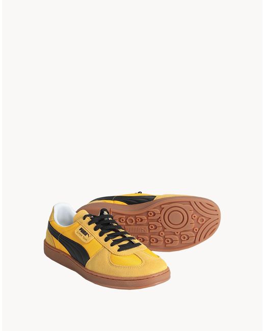 PUMA Yellow Trainers