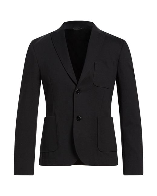 Daniele Alessandrini Black Blazers for men