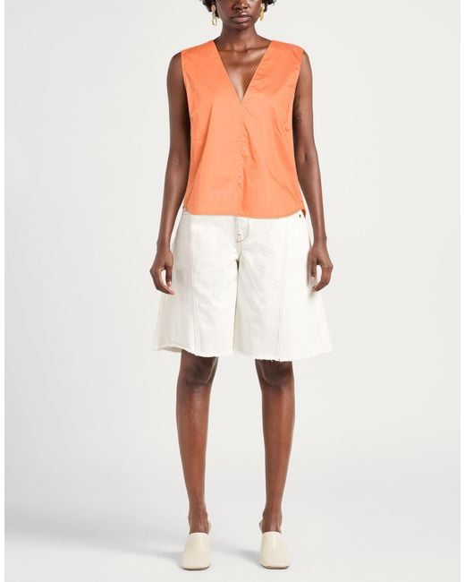 Kaos Orange Tops