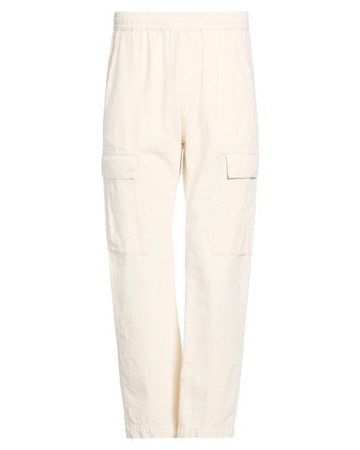 Barena Natural Ivory Pants Cotton for men