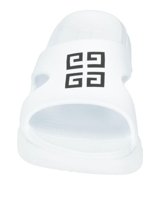Givenchy White Sandals Rubber for men