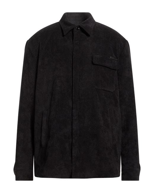 Dolce & Gabbana Black Jacket Polyester, Polyamide, Elastane for men