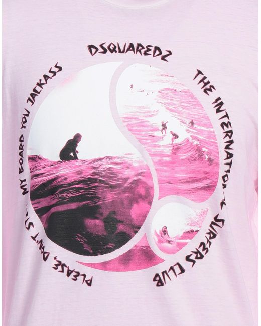 DSquared² T-shirts in Pink für Herren